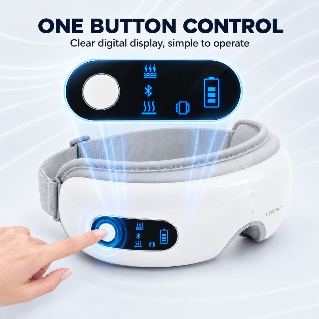 One button control with digital display
